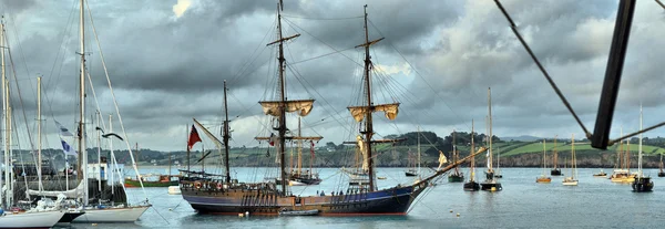 Frankreich. douarnenez-juli-20, 2012: festival des segelns in der por — Stockfoto