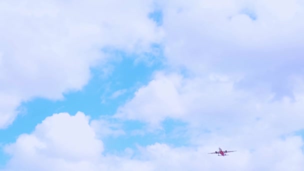 St. PETERSBURG, RUSIA, 1 de mayo de 2021. El avión de la compañía rusa está aterrizando avión está abordando. — Vídeos de Stock