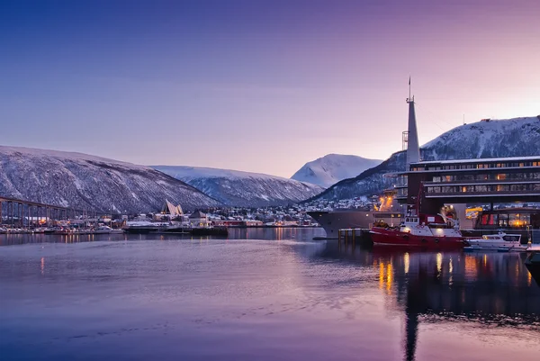 Tromse City, Norveç — Stok fotoğraf