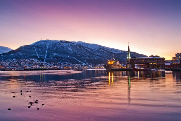 Tromse City, Noruega — Fotografia de Stock