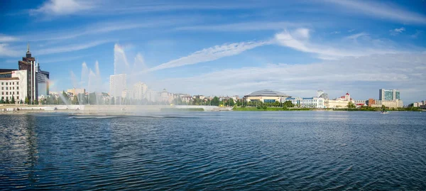 Agosto 2020 Kazan Tatarstan Argine Del Lago Kaban Kazan Tatarstan — Foto Stock
