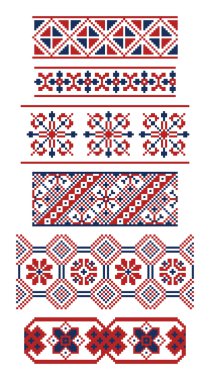 Rus süsler farklı sınırları