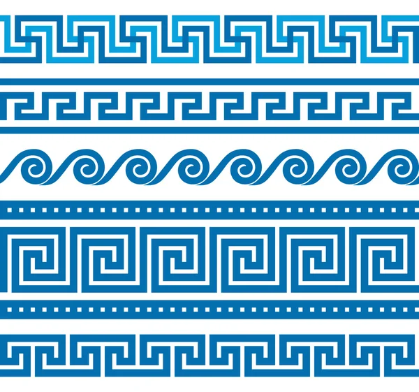 vektör Yunan kenarlık kümesi