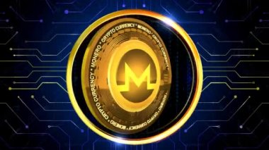 MONERO Şifreleme 3D işleme arkaplanı herhangi bir haber veya bilgi sunumu için mükemmeldir. Arka planda şık ve temiz bir düzen var. 