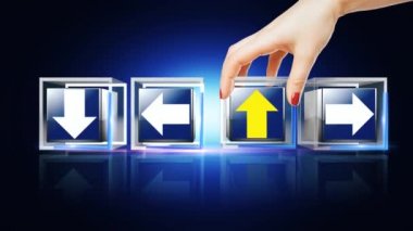 Cam küpün üzerine yazılmış bir yön mektubu