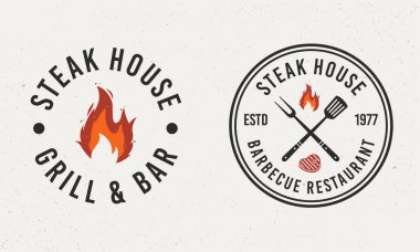 Beyaz arkaplanda alev etiketi