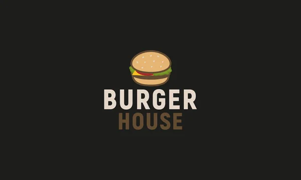 Fast Food Logo Design Template Vector Illustration Icon — Stock Vector