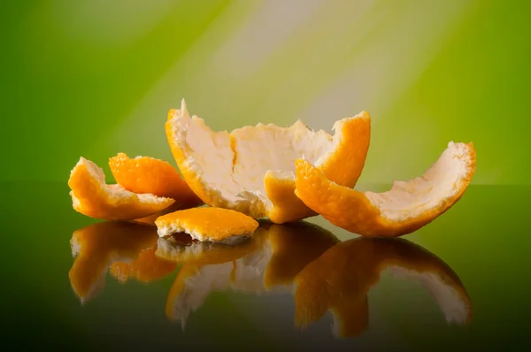 Sinaasappelschil Stockfoto