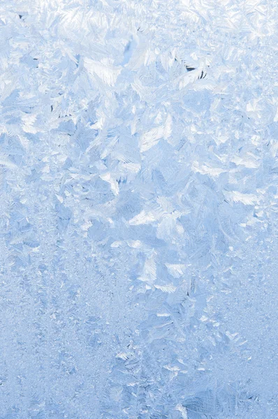 Background of beautiful frosty pattern on glass — Stock Photo, Image