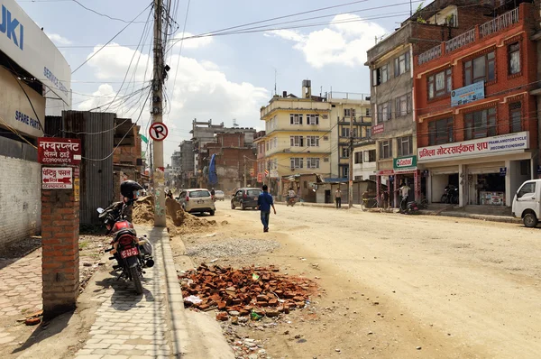 Nas ruas de Kathmandu, Nepal — Fotografia de Stock