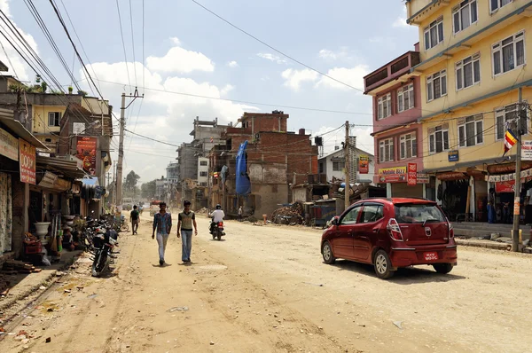 Na ulicach w kathmandu, nepal — Zdjęcie stockowe