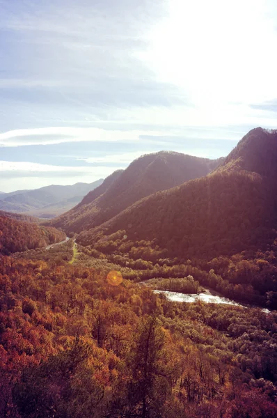 Herfst berglandschap. Republiek van Adygea — Stockfoto