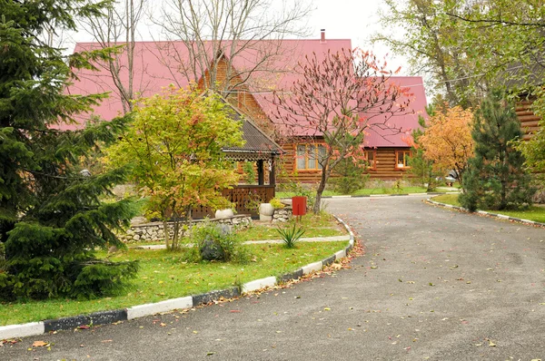 Tourist base in the mountains of Caucasus