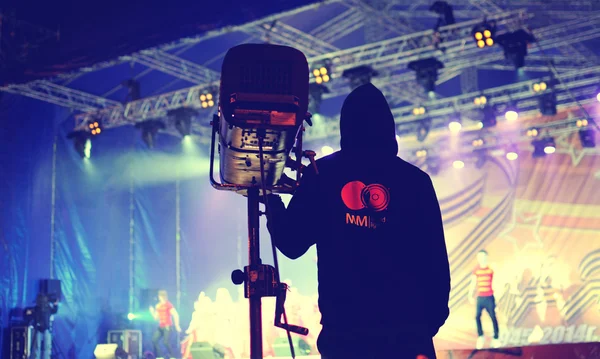 Operador de luz — Fotografia de Stock