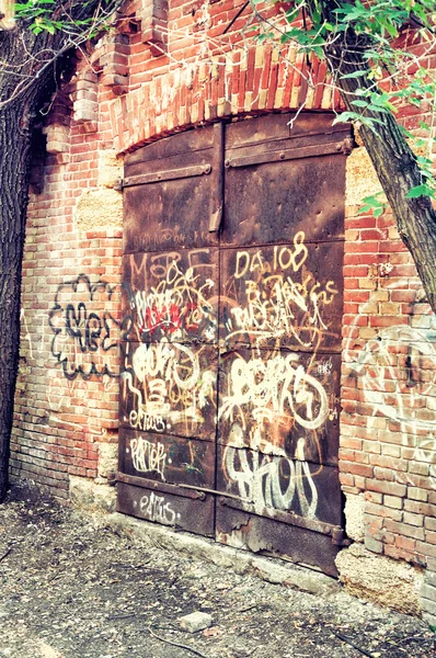 古い鉄の門 — ストック写真