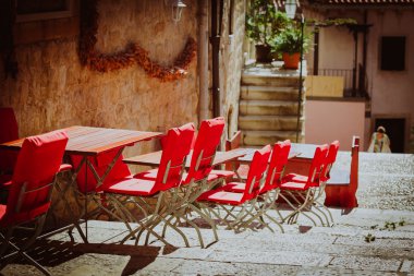 Rahat kafe teras City Dubrovnik, Hırvatistan