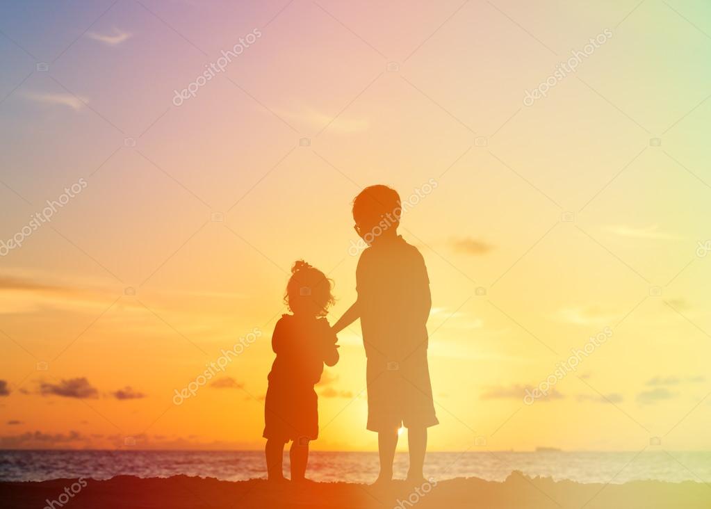 Little Boy And Girl Holding Hands At Sunset Stock Photo Image By C Nadezhda1906 7170 Little Boy And Girl Holding Hands At Sunset Stock Photo Image By C Nadezhda1906 7170