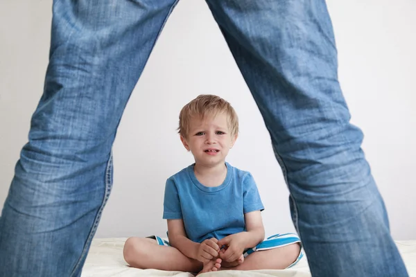 Conflito de pais e filhos — Fotografia de Stock