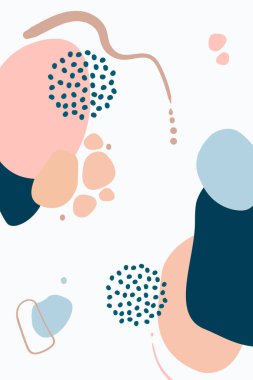 Soyut trend minimalist şablonlar. Sosyal medya, kapak, afiş, broşür, poster, kart, broşür ve diğer şeyler için iyidir