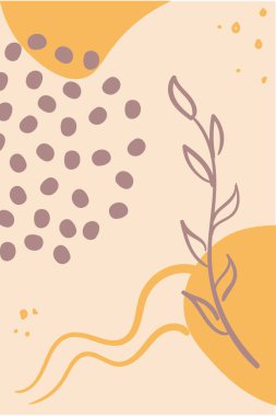 Soyut trend minimalist şablonlar. Sosyal medya paylaşımları, kapak, davetiye, poster, kart, broşür ve diğer şeyler için iyidir