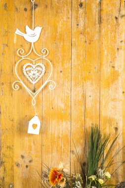 Romantik rustik arka plan