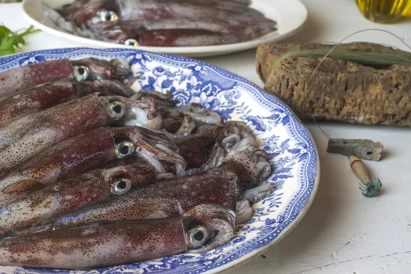 Costeletas frescas recentemente pesca — Fotografia de Stock