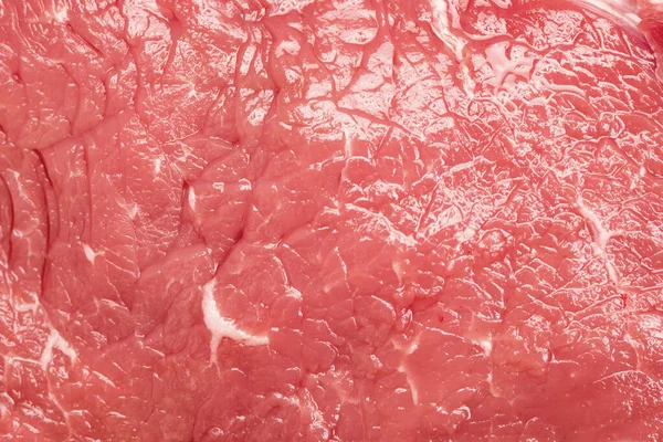 Close Photograph Raw Meat Young Cow Background — Stock Photo, Image