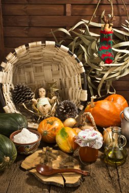 Bebek İsa Noel arka plan