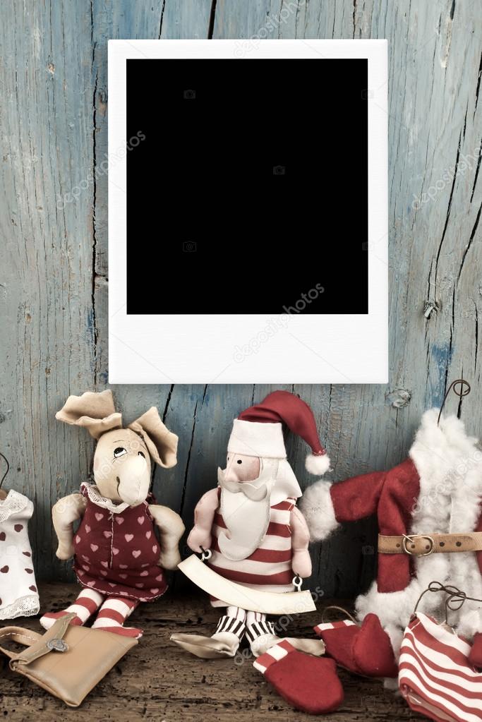 Christmas Santa with one photo frame 