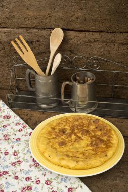 İspanya'dan omlet tortilla de patatas denilen