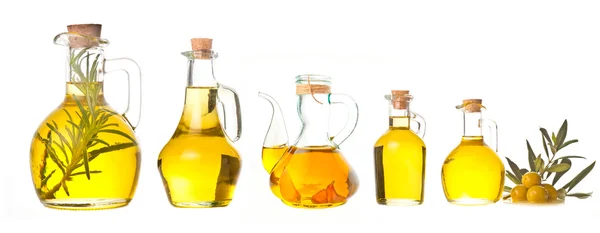 Додаткові оливкові олії ізольовані Ліцензійні Стокові Фото