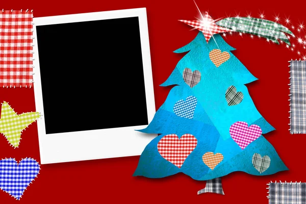 Çerçeve çocuk Noel Kartpostalı