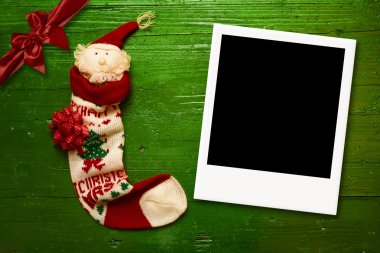 Kartları Noel tebrik fotoğraf çerçeveleri