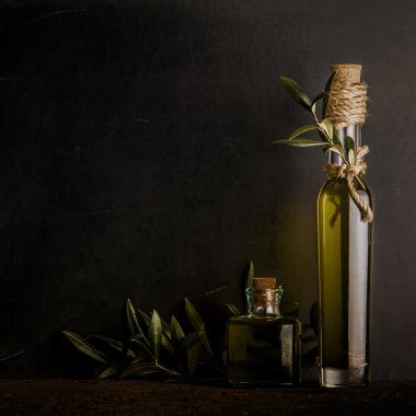 Sızma zeytinyağı paslı arka plan