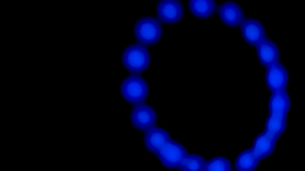 Abstract Încețoșat Intermitent Forme Lumină Sări Perete Negru Efecte Lumină — Videoclip de stoc