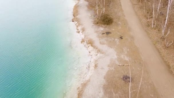 Images Aériennes Carrière Calcaire Karlstrup Près Copenhague Danemark Formé Des — Video