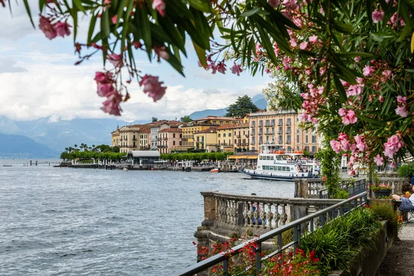 Lago Como Visto Desde Ciudad Bellagio Sus Alrededores Hermoso Romántico — Foto de Stock
