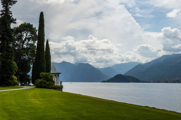 Lago Como Visto Desde Ciudad Bellagio Sus Alrededores Hermoso Romántico — Foto de Stock