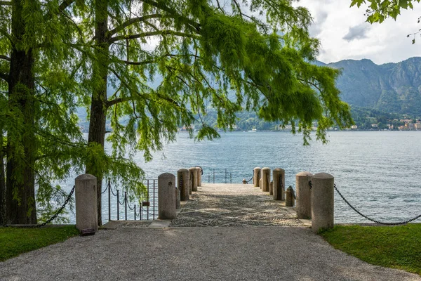 Het Comomeer Gezien Vanaf Stad Bellagio Omgeving Prachtige Romantische Plek — Stockfoto