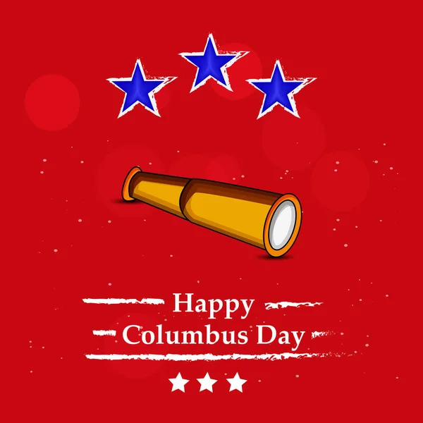 Ilustración Los Elementos Columbus Day Background — Vector de stock