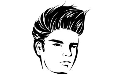 Beyaz arka planda izole edilmiş bir adamın portresi