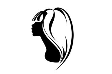 Beyaz bir arka plan üzerinde izole bir kız portresi