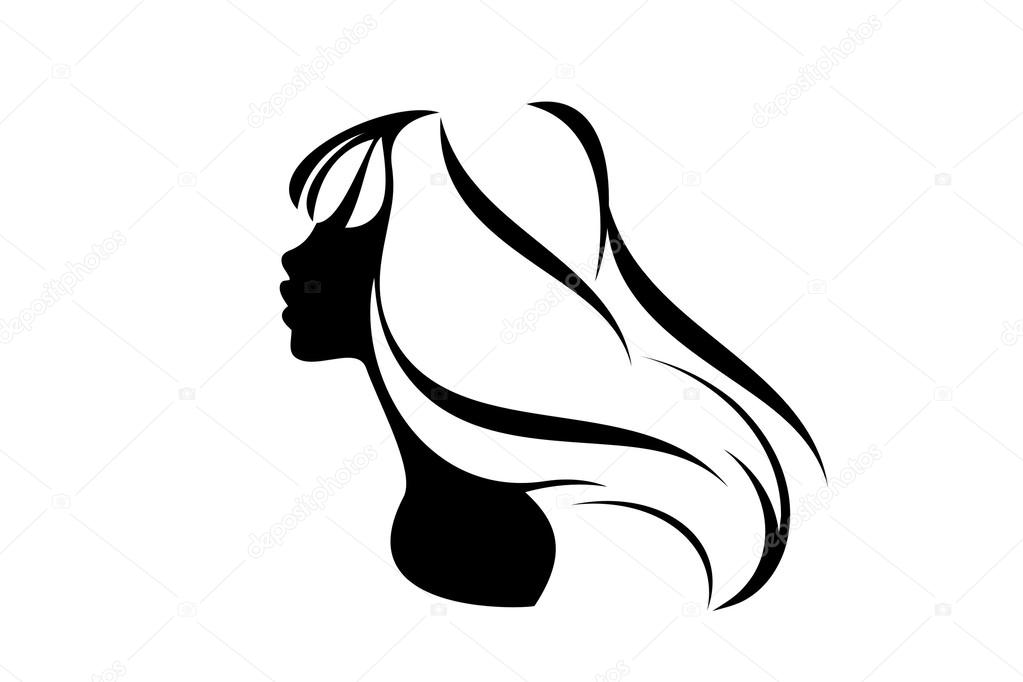 Portrait of a beautiful  girl  isolated on a white background