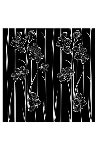 Fleurs avec éléments vintage vecteur — Image vectorielle