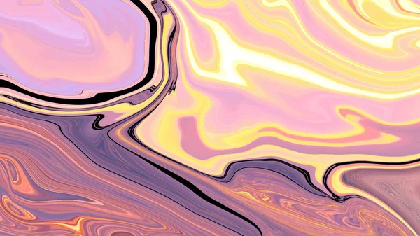 Mehrfarbig flüssiger Marmor abstrakt Hintergrund Vektor Textur fantastisch — Stockvektor