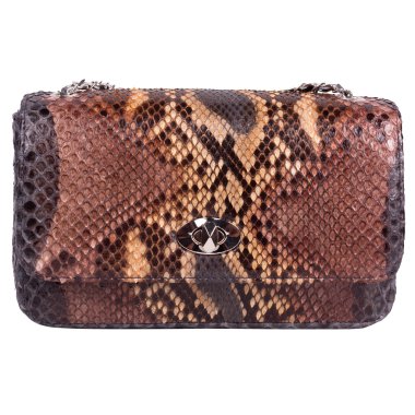 Moda egzotik yılan derisi el yapımı çanta çanta çanta crossbody