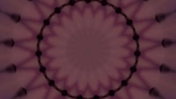 Abstract kaleidoscope hypnotic background. Filmed on fashion party. — Stock Video