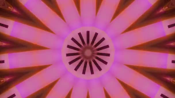 Abstract kaleidoscope hypnotic background. Filmed on fashion party. — Stock Video