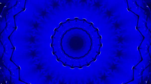 Abstract kaleidoscope hypnotic background. Filmed on rock concert. — Stock Video