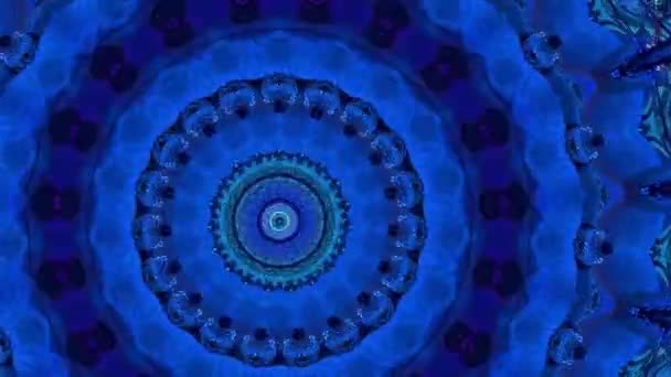 Abstract kaleidoscope hypnotic background. Filmed on rock concert. — Stock Video